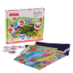 Лото с деревянными фишками Десятое Королевство «Кто где живёт?» Baby Toys