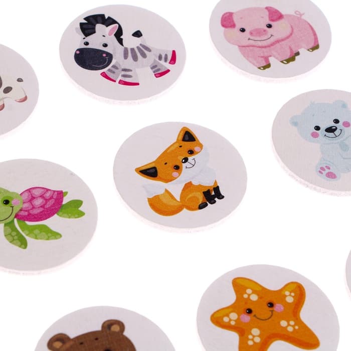 Лото с деревянными фишками Десятое Королевство «Кто где живёт?» Baby Toys