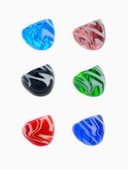 Кольцо «Муранское стекло», волны, цвет МИКС