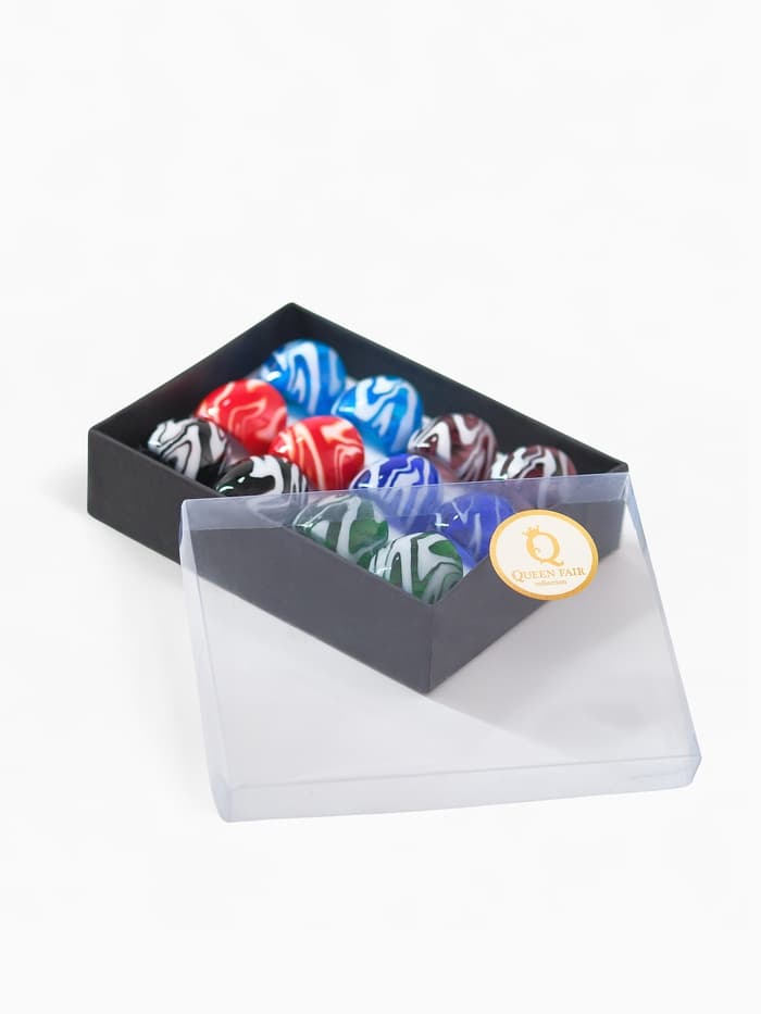 Кольцо «Муранское стекло», волны, цвет МИКС