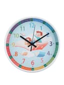 Часы настенные «Ученье свет», детские, бесшумные, плавный ход, d=25 см, от батарейки 1×АА