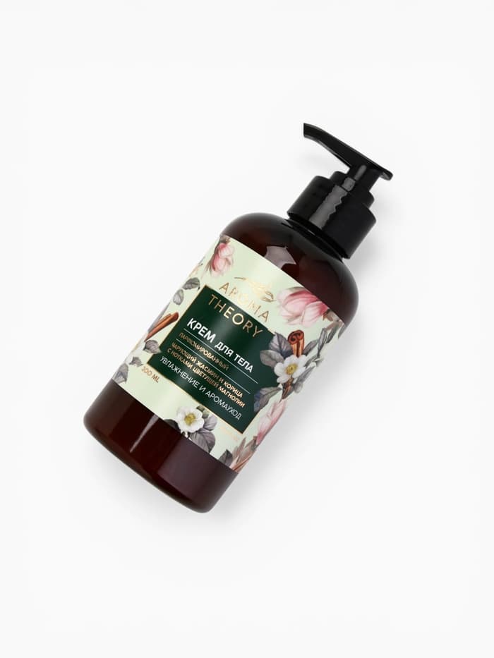 Крем для тела AROMA THEORY, увлажнение и аромауход, 300 мл, аромат жасмина, магнолии, корицы