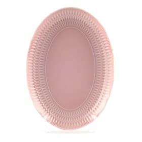 Блюдо овальное Cmielow София «Розовая глазурь», длина 34 см