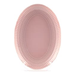 Блюдо овальное Cmielow София «Розовая глазурь», длина 34 см