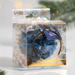 Ёлочная игрушка шар с новогодними пожеланиями «Сказка», на Новый год, 30 свитков, d=8 см