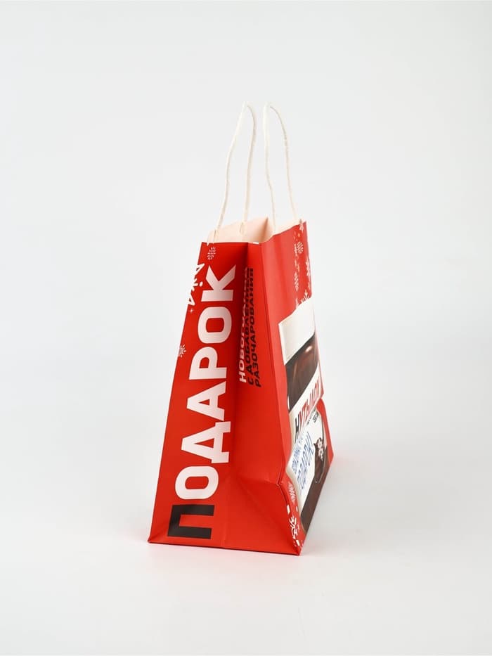 Набор пакетов подарочных «Новогодний праздник» 5 шт., 22×22×11 см