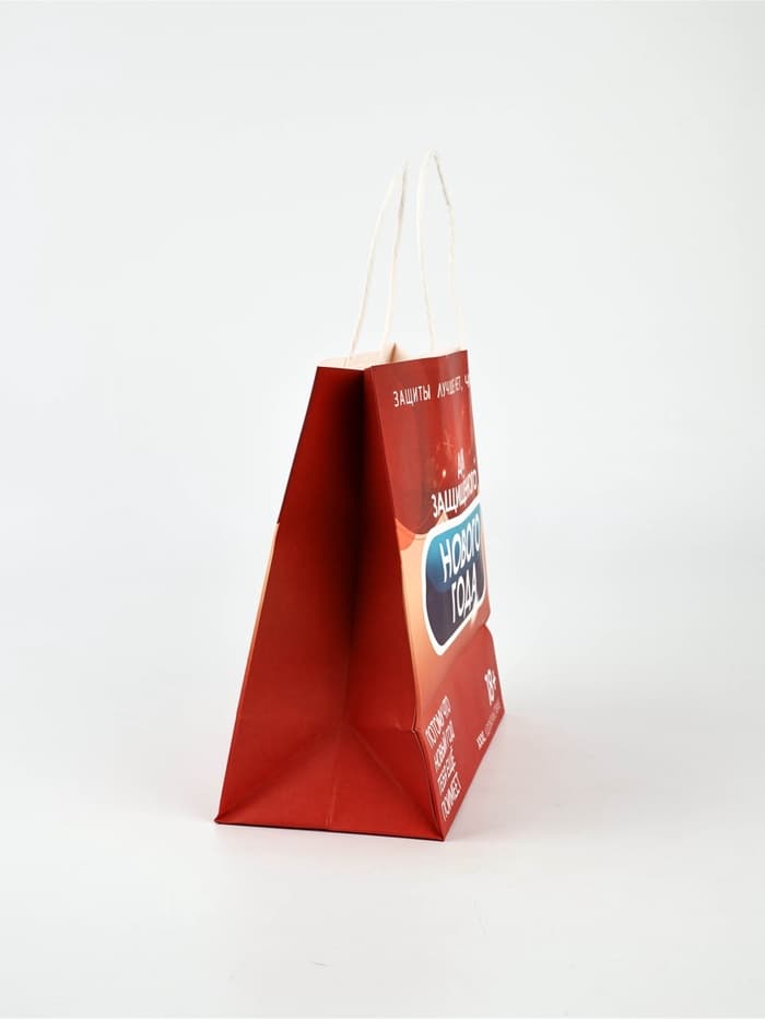 Набор пакетов подарочных «Новогодний праздник» 5 шт., 22×22×11 см