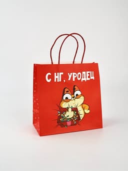 Набор пакетов подарочных «Новогодний праздник» 5 шт., 22×22×11 см