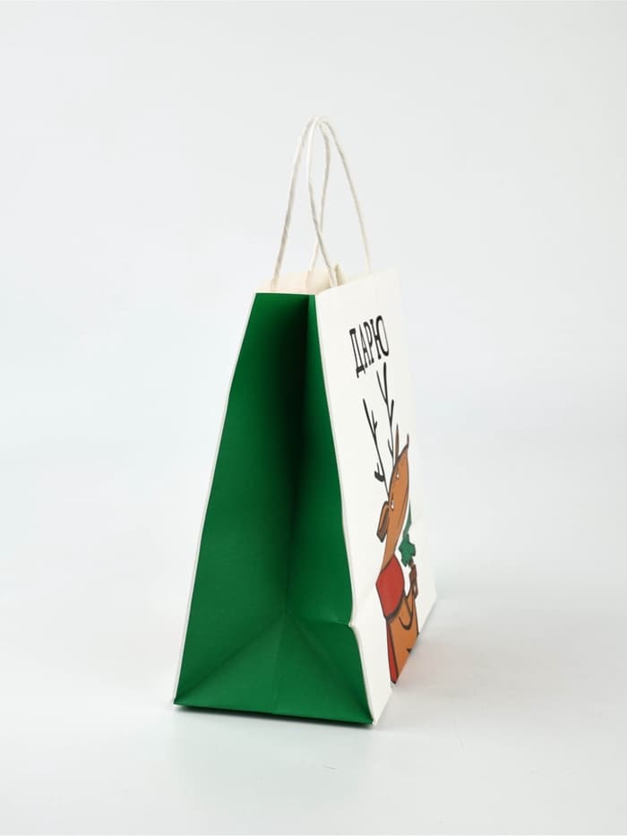 Набор пакетов подарочных «Новогодний праздник» 5 шт., 22×22×11 см