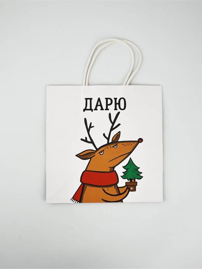 Набор пакетов подарочных «Новогодний праздник» 5 шт., 22×22×11 см