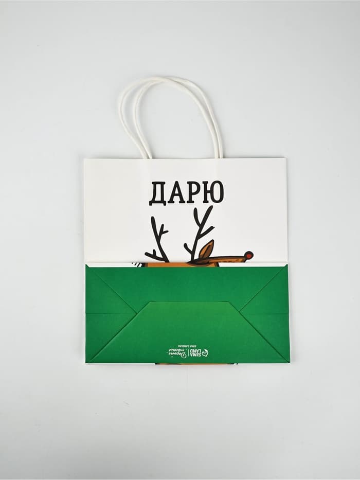 Набор пакетов подарочных «Новогодний праздник» 5 шт., 22×22×11 см