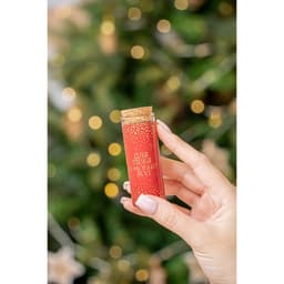 Свеча новогодняя, набор 2 шт., аромат мята и ваниль, 3×3×8 см