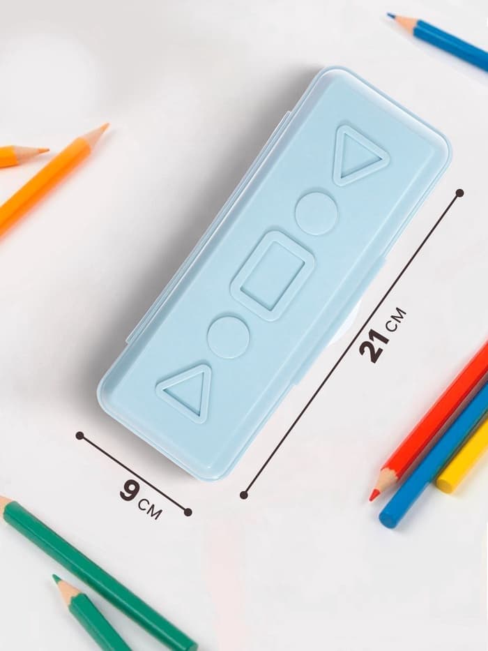 Пенал - футляр Calligrata «Прованс», 21×9×4.5 см, непрозрачный, пластиковый, МИКС