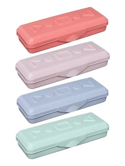 Пенал - футляр Calligrata «Прованс», 21×9×4.5 см, непрозрачный, пластиковый, МИКС