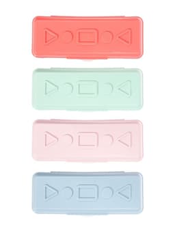 Пенал - футляр Calligrata «Прованс», 21×9×4.5 см, непрозрачный, пластиковый, МИКС