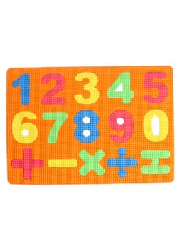 Коврик-пазл «Яркие цифры», цвета МИКС
