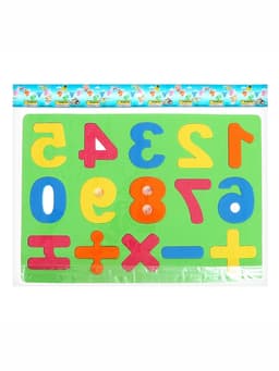 Коврик-пазл «Яркие цифры», цвета МИКС