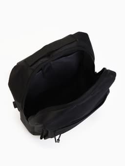 Рюкзак для ноутбука, городской, с USB, ручная кладь, 30×12×43 см, чёрный
