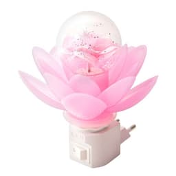 Ночник RISALUX «Розовый цветок», LED, 8×8×12 см
