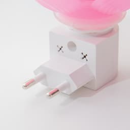 Ночник RISALUX «Розовый цветок», LED, 8×8×12 см