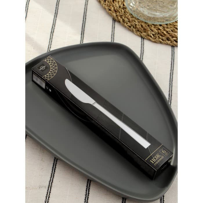 Нож столовый Magistro Gamburg, длина 20.8 см, толщина 4 мм, нержавеющая сталь, серебристый