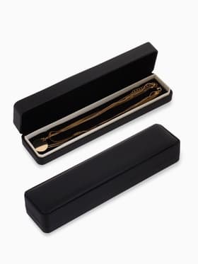 Футляр под браслет, цепочку, часы «Стрит», 22×5.5 см, чёрный