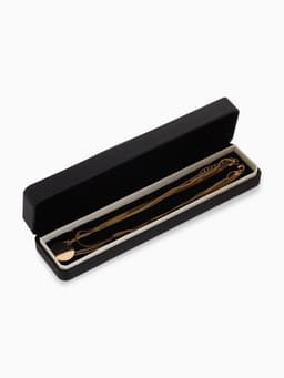 Футляр под браслет, цепочку, часы «Стрит», 22×5.5 см, чёрный
