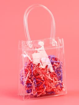 Пакет подарочный прозрачный из ПВХ, S 12×15×5.5 см