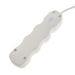 Удлинитель Luazon Lighting ECO, 3 розетки, 2.7 м, 16 А, 3500 Вт, ПВС 3×1 мм2, с заземлением, с выключателем, белый