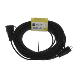 Удлинитель морозостойкий Luazon Lighting ECO, 1 розетка, 30 м, 16 А, КГ 3×1.5 мм², с заземлением, IP44