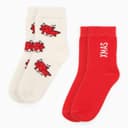 Новогодний набор детских носков KAFTAN XMAS, 2 пары, размер 16-18