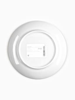 Тарелка плоская керамическая «Больше кофе, меньше молока», d=17.5 см