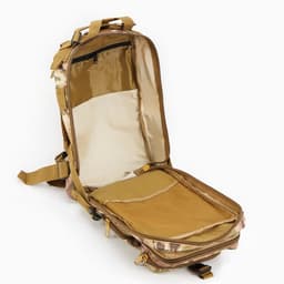 Рюкзак тактический туристический Storm tactic, 26 л, с карманами, расцветка мультикам, бежевый