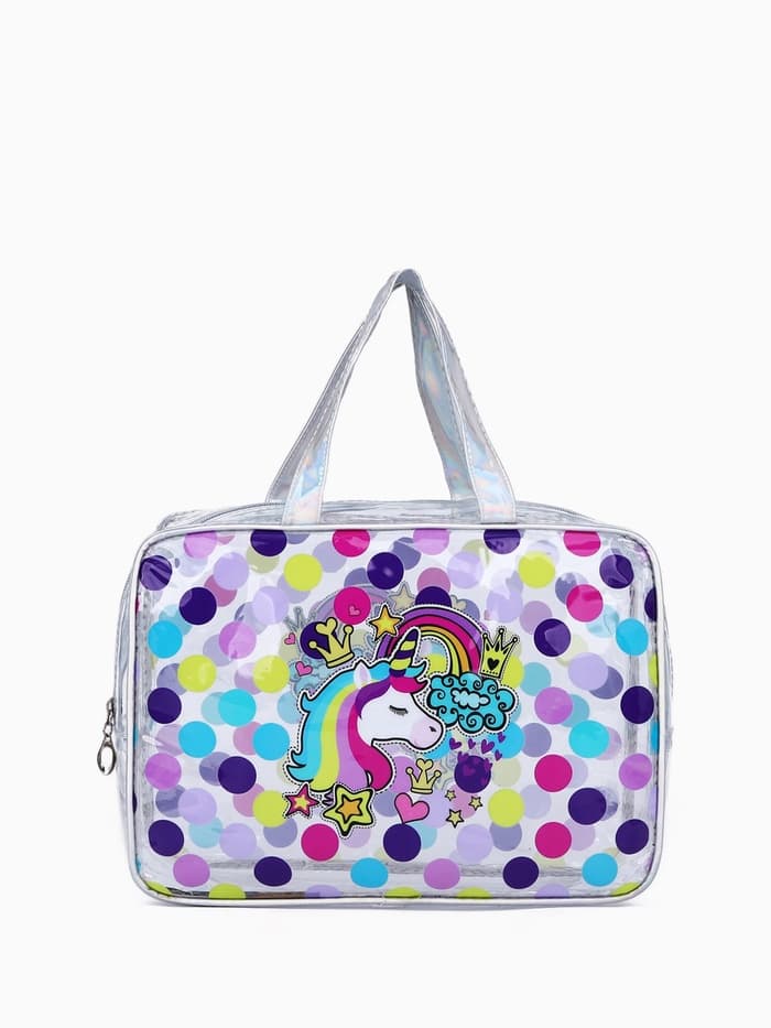 Набор косметичек для бассейна 2 в 1, с рисунком, разноцветный