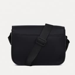 Сумка детская 18×6×12 см, на магните, однотонная, чёрная