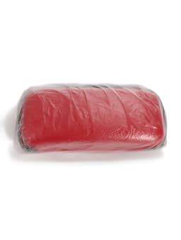 Футляр для очков на молнии, длина 16 см, цвет красный