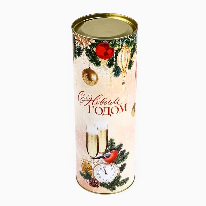Тубус под бутылку «С Новым годом», 34.5×12.5×12.5 см