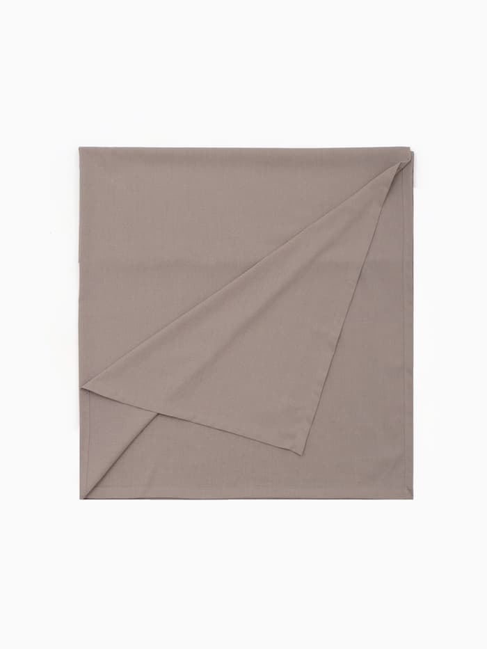 Скатерть «Этель» ECO, 136×180±6 см, 70% хлопок, 30% лён, 190 г/м², серая