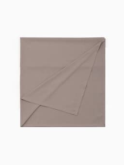 Скатерть «Этель» ECO, 136×180±6 см, 70% хлопок, 30% лён, 190 г/м², серая