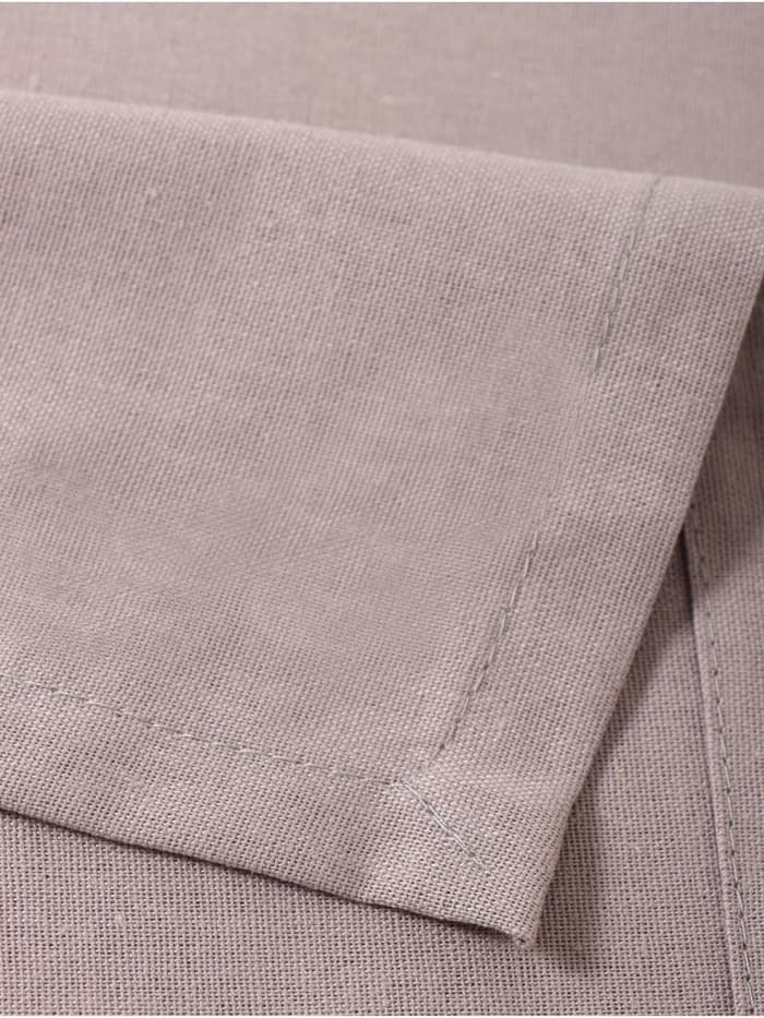 Скатерть «Этель» ECO, 136×180±6 см, 70% хлопок, 30% лён, 190 г/м², серая