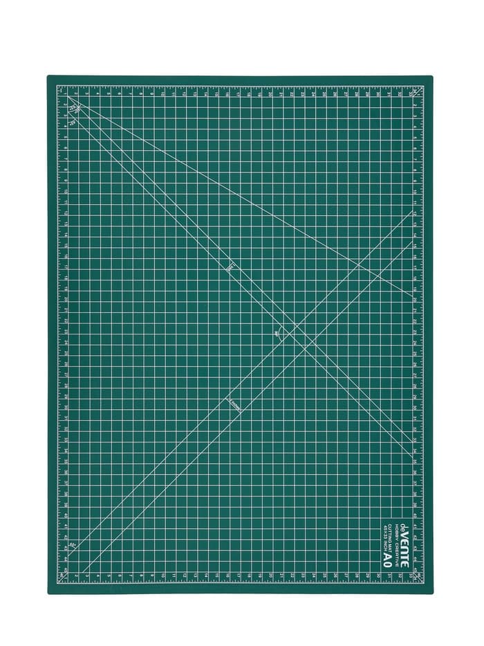 Коврик для резки макетный A0 (122×91 см) deVENTE, непрорезаемый, диаметр 3 мм, двусторонний 3-слойный