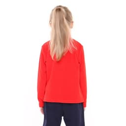 Толстовка детская флисовая, красная, рост 98-104 см