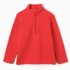 Толстовка детская флисовая, красная, рост 98-104 см