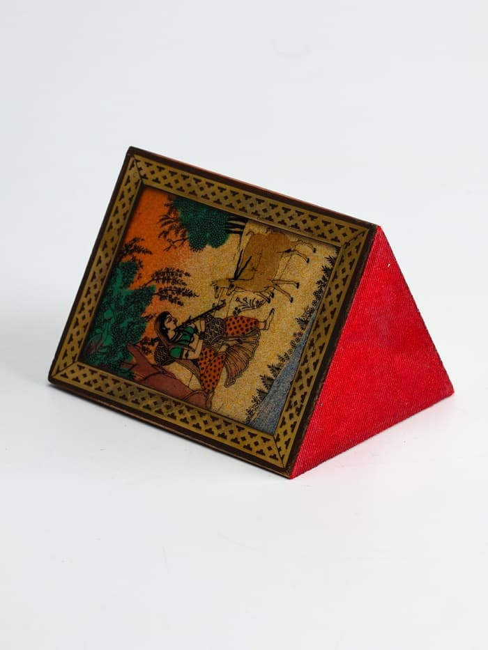 Подставка под карандаши «Индия», 9×9×11.5 см, дерево шишам, МИКС