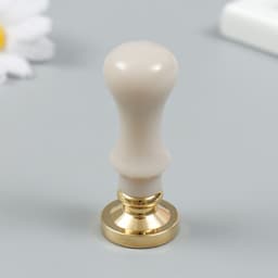 Печать для сургуча с пластиковой ручкой «Колибри в цветах», 2.5×2.5 см