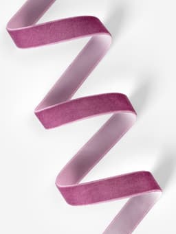 Лента бархатная, 15 мм, 18±1 м, сиреневая №199