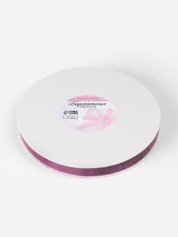 Лента бархатная, 15 мм, 18±1 м, сиреневая №199