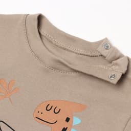 Футболка Крошка Я «Дракоша», рост 74-80 см, бежевый