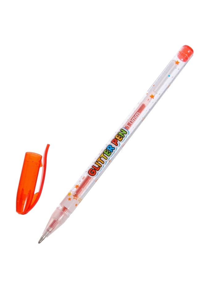 Набор гелевых ручек, 10 цветов, металлик, корпус с рисунком, в блистере на кнопке