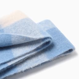 Шарф зимний объемный с кистями MINAKU, принт клетка, размер 210×38+18 см